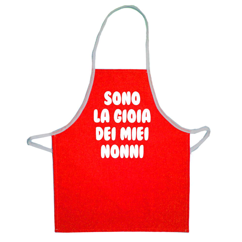 Grembiuli da cucina per bambini FRASI SPIRITOSE