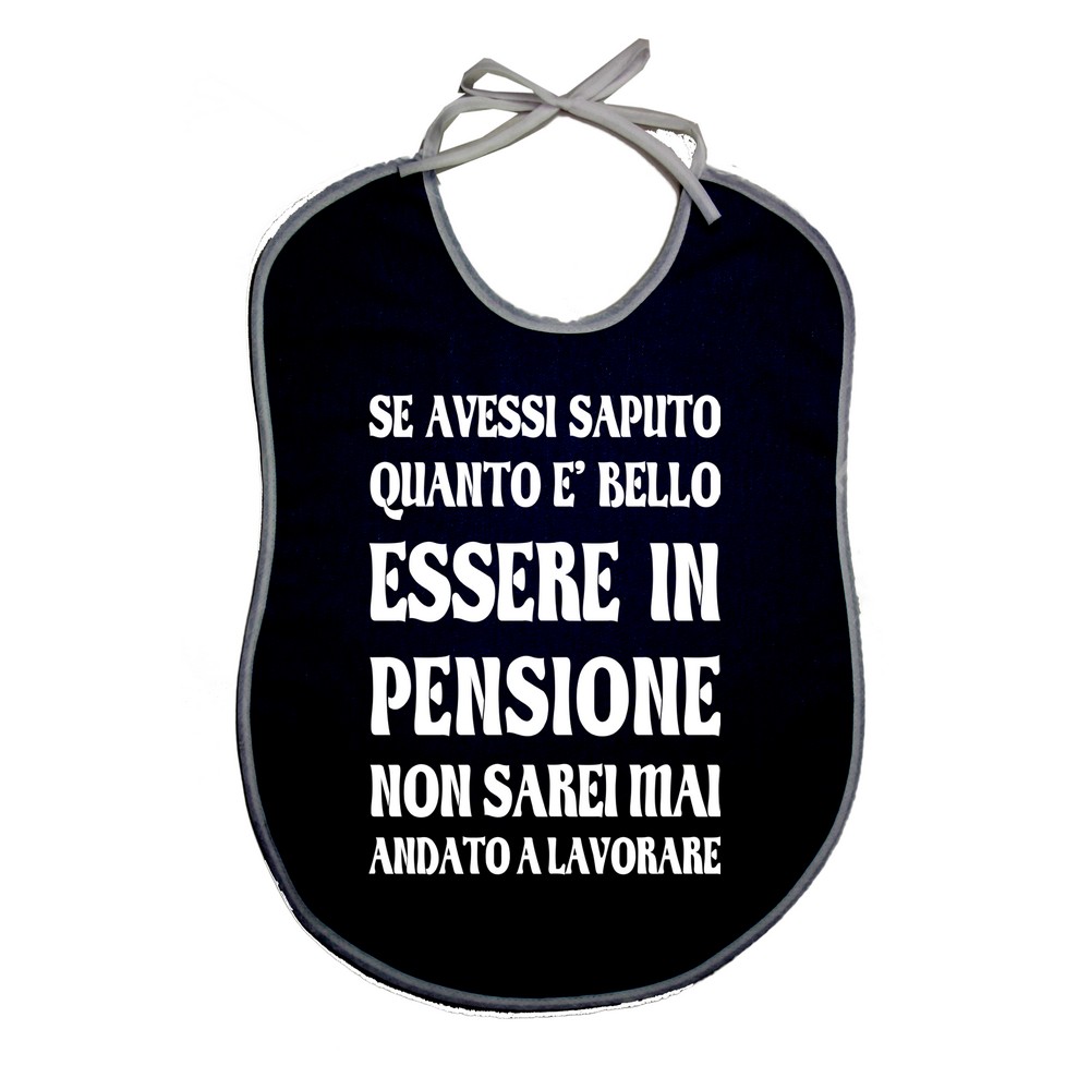 Bavaglione JEANS cm.45X60 con transfer