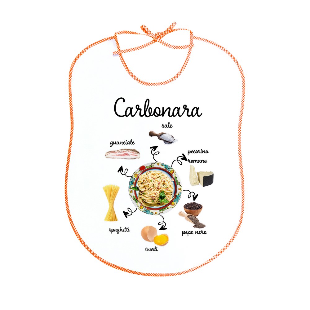 Bavaglione linea RICETTE cm.45x60 con laccetti