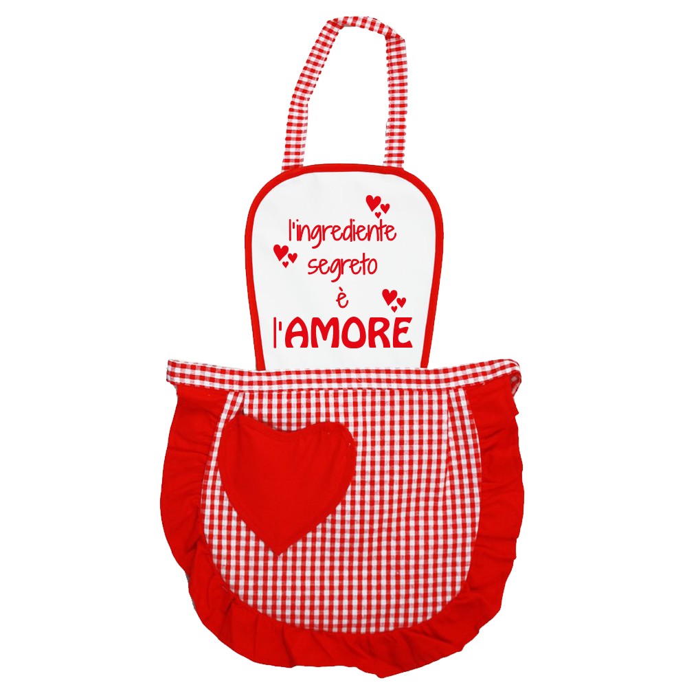 Grembiule adulto cm.50x62 PERSONALIZZATO