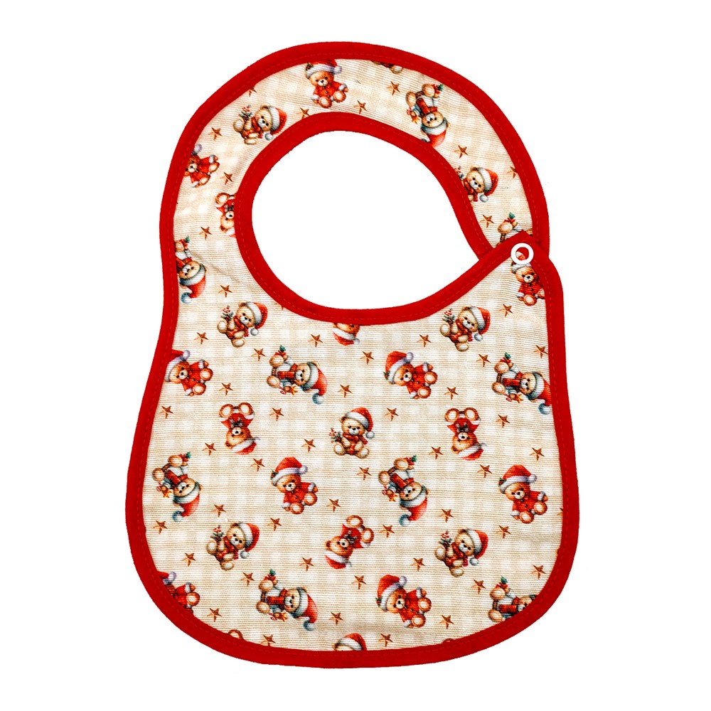 Bavaglino DAZZLE cm.18x27 in piquet con allacciatura bottone
