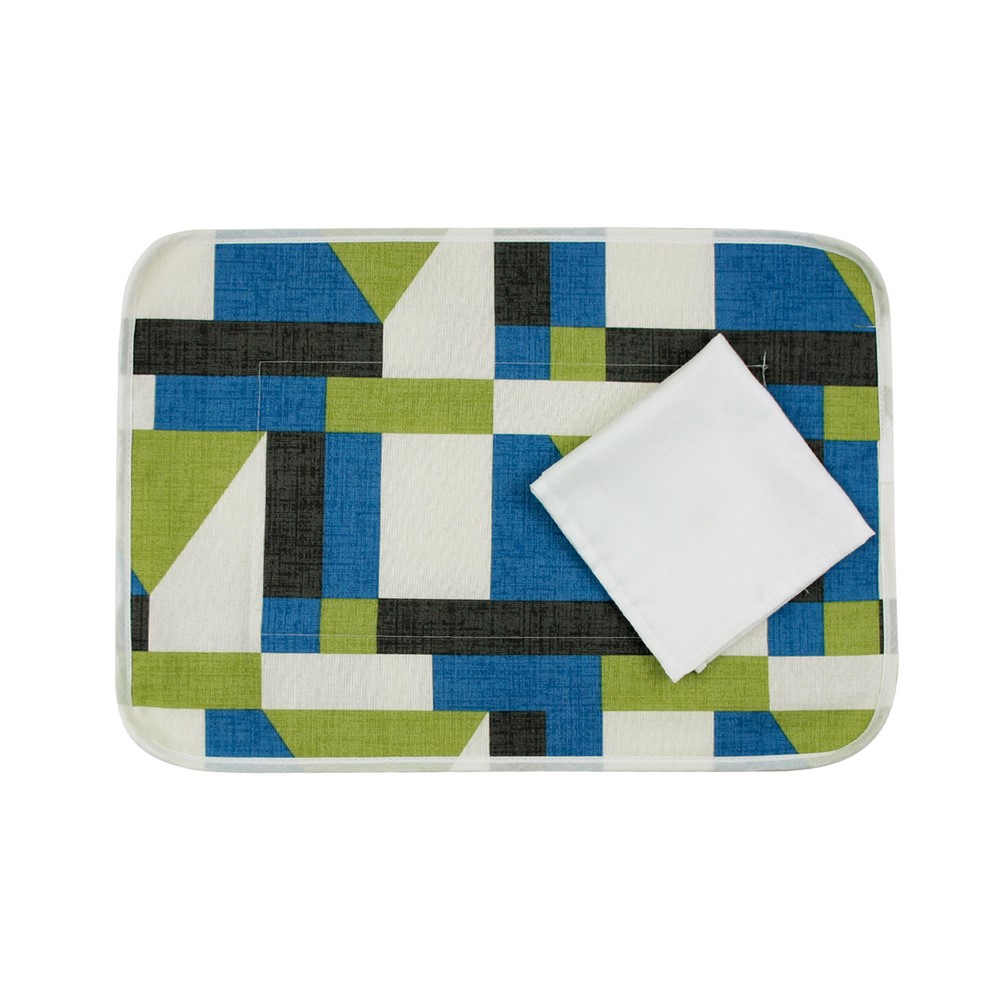 Tovagliette americana imbottita+tovagliolo SUMMER ASSORTITI