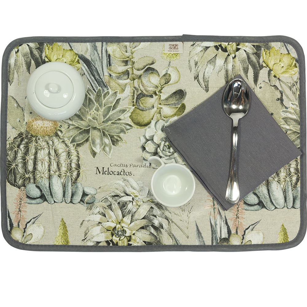 Tovagliette americana imbottita+tovagliolo SUMMER ASSORTITI