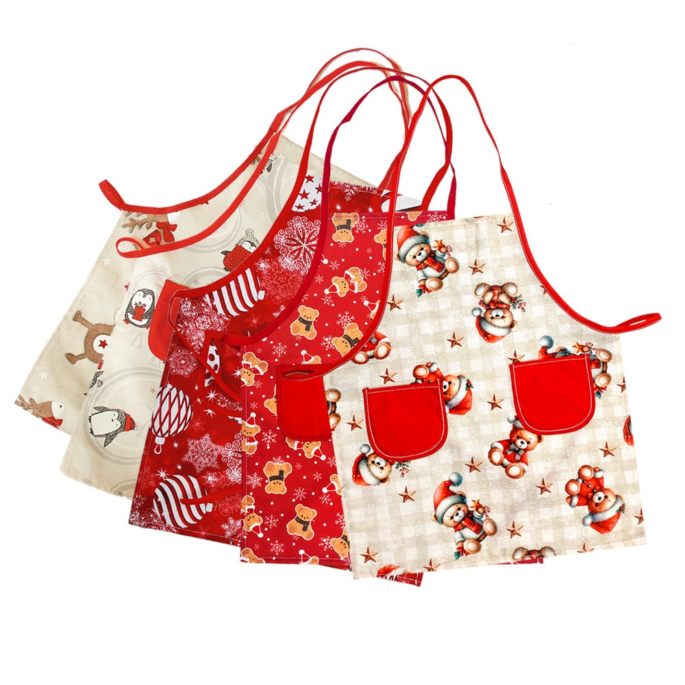 Grembiulino da cucina per bambini FROST cm.52x43 con 2 tasche