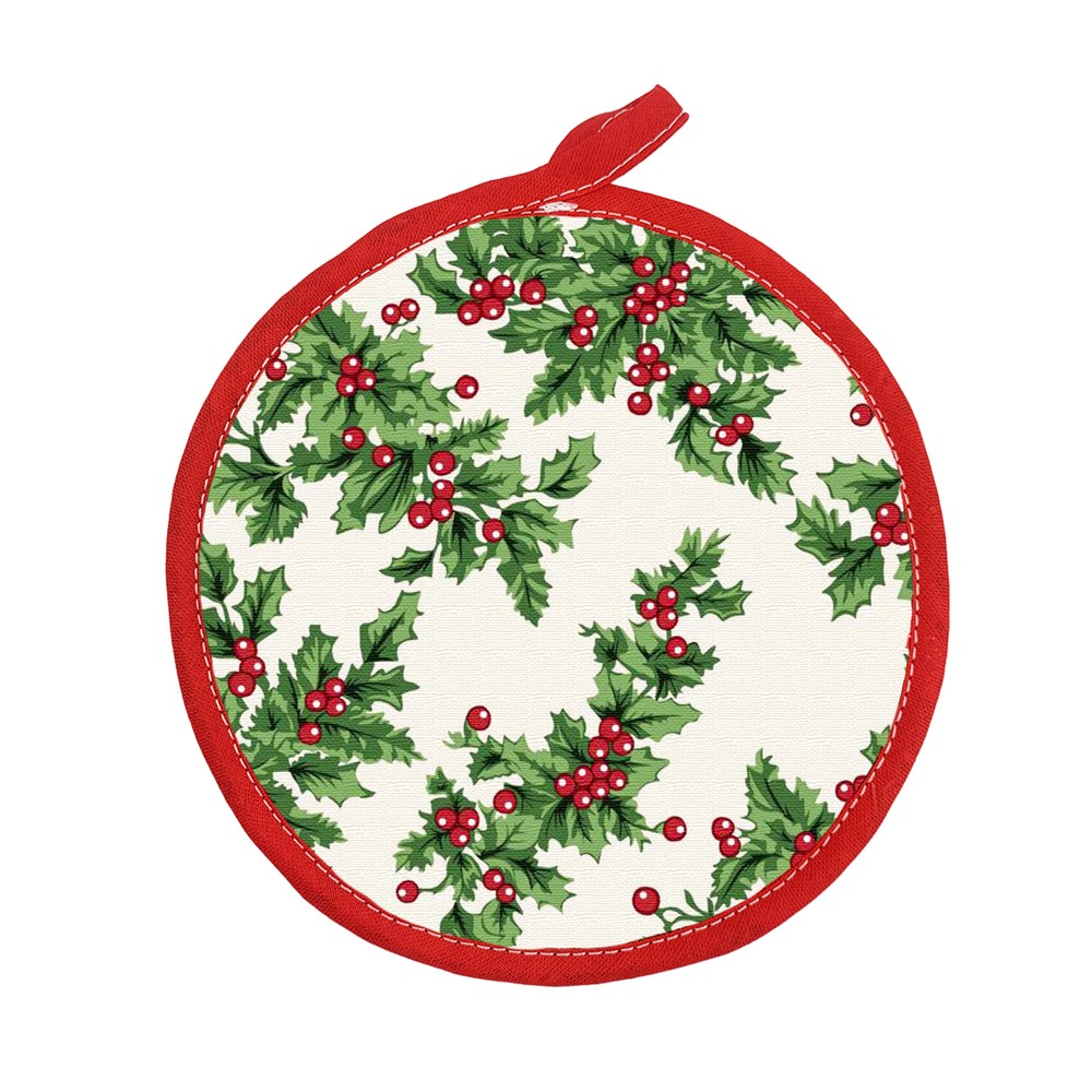 Presina CHRISTMAS tonda AGRIFOGLIO
