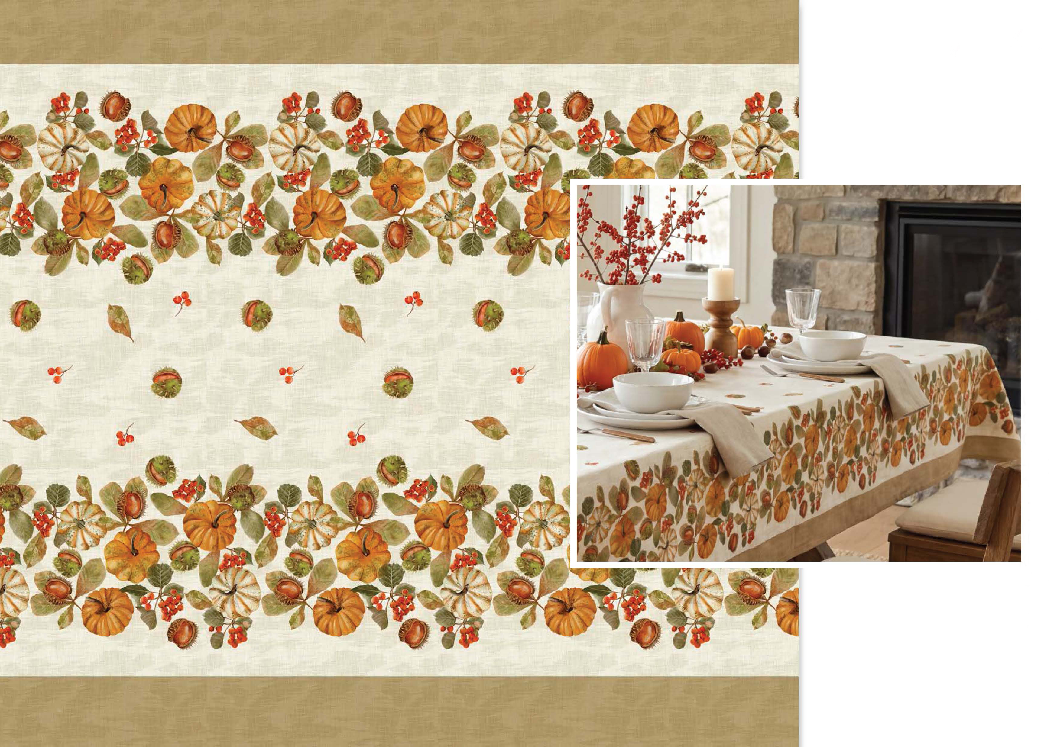 Runner AUTUMN FASCIATA cm. 46x140