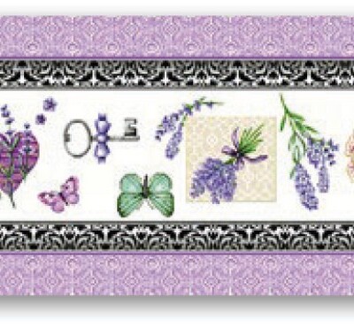 Striscia cm.47x100 GOBELIN dis.LAVENDEL