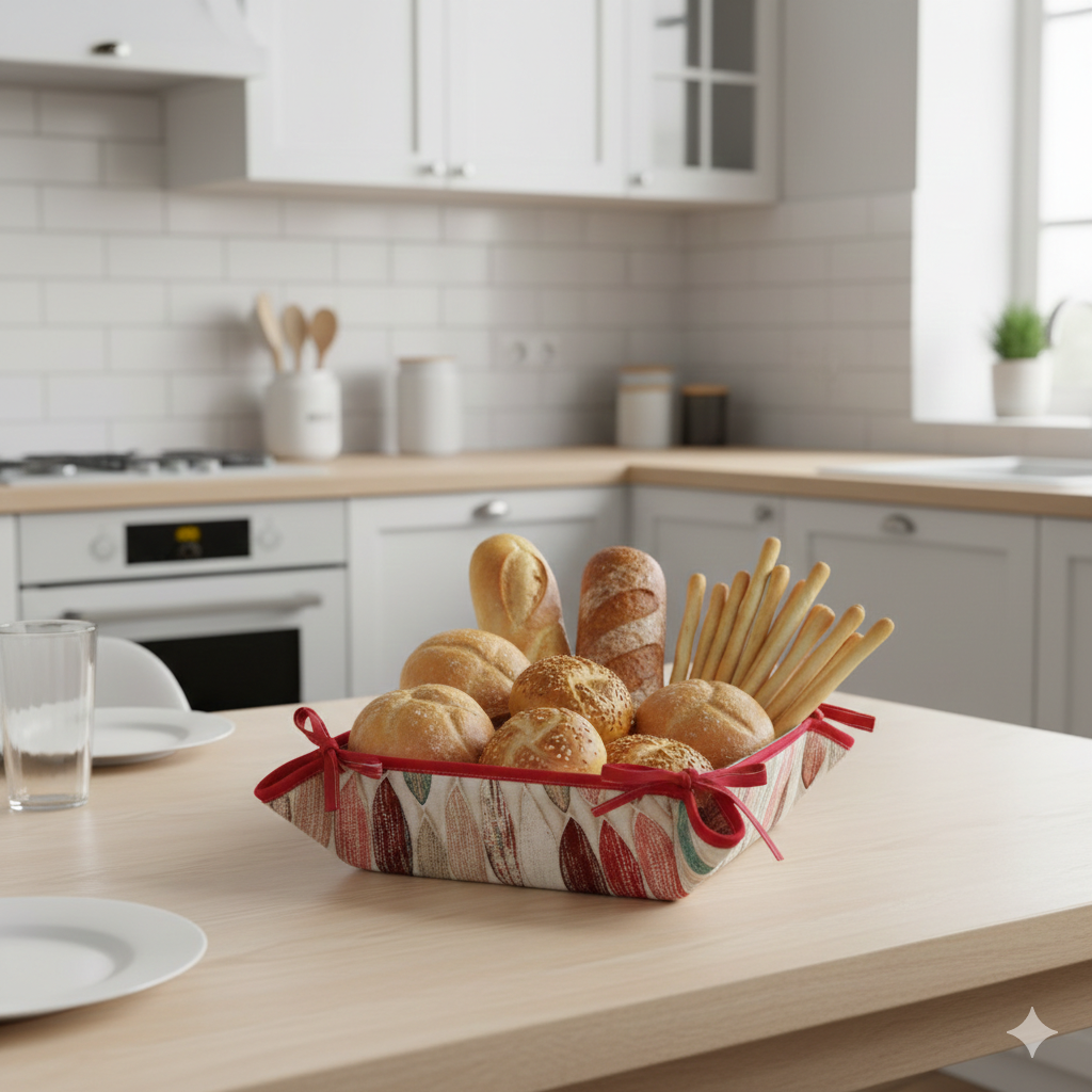 Cestino Portapane  imbottito FANTASIE ASSORTITE SUMMER