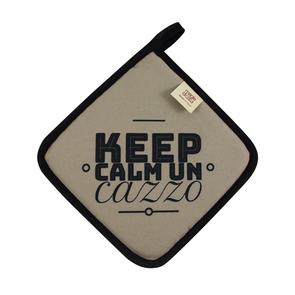 Presina LA CUCINAZZA cm.20x20 con stampe SPIRITOSE