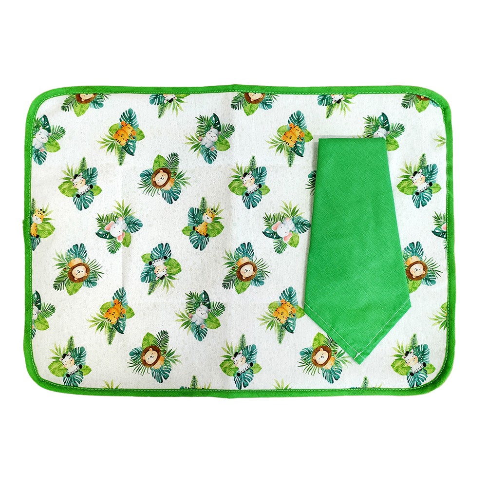 Set prima colazione SEBASTIAN: tovaglietta imbottita+tovagliolo