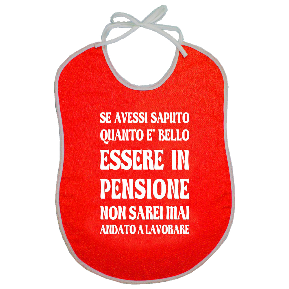Bavaglione spiritoso con laccetti