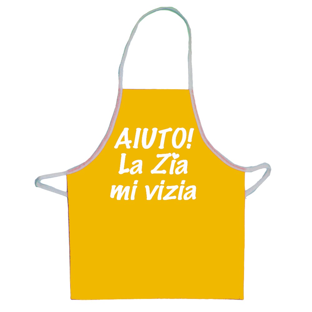 Grembiulino bimbo frasi SPIRITOSE PASQUA cm.52x45