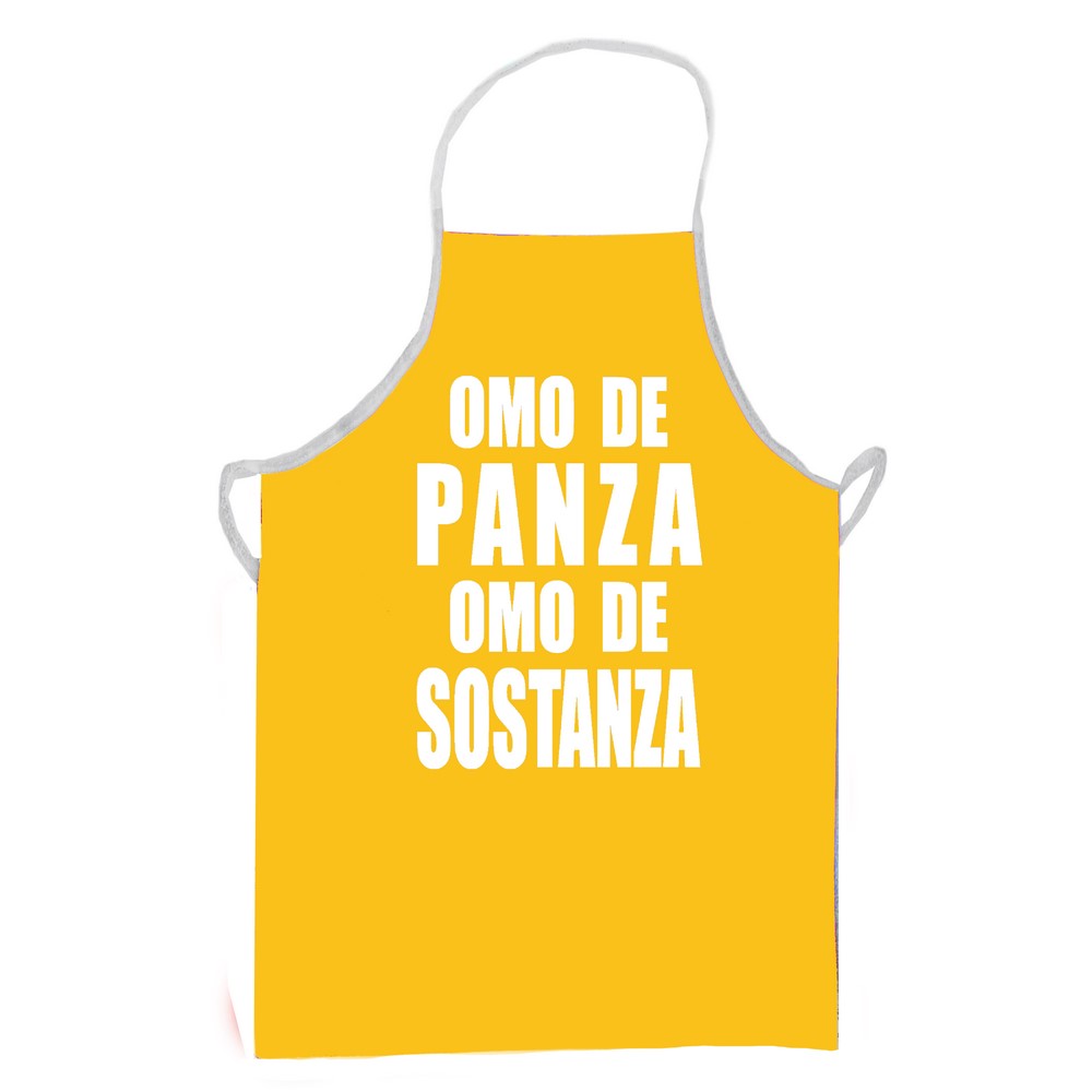 Grembiulone cm.70x90 stampato con transfer  SCRITTE SPIRITOSE