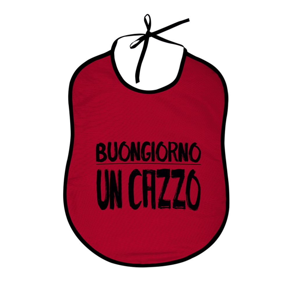 Bavaglione LA CUCINAZZA cm.45x60 con stampe SPIRITOSE