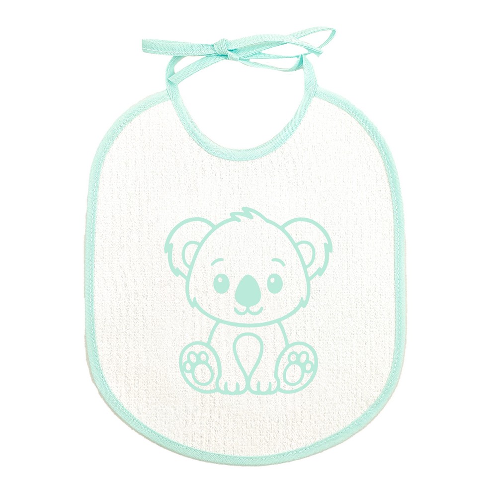 Confezione 3 bavaglini TOBIA cm.21x25 con laccetti