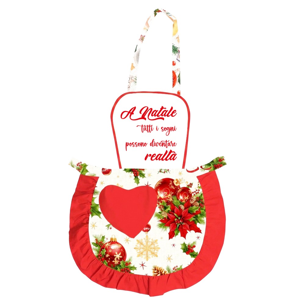 Grembiule JOY adulto con pettorina personalizzata