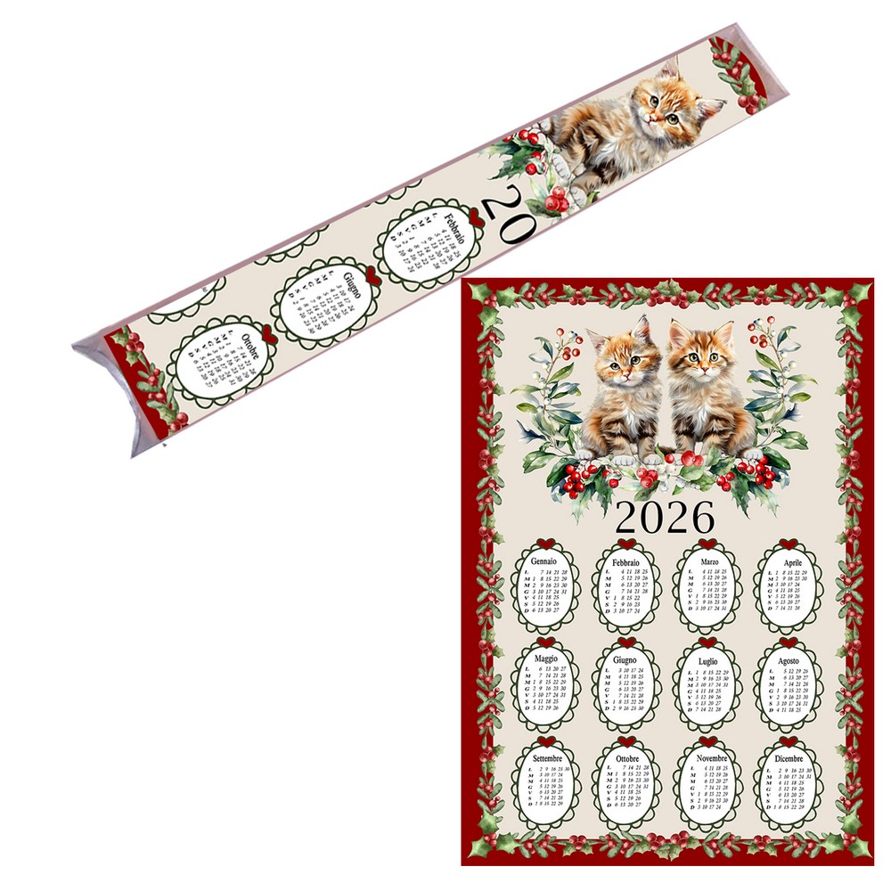 Strofinaccio Calendario  in astuccio senza astina