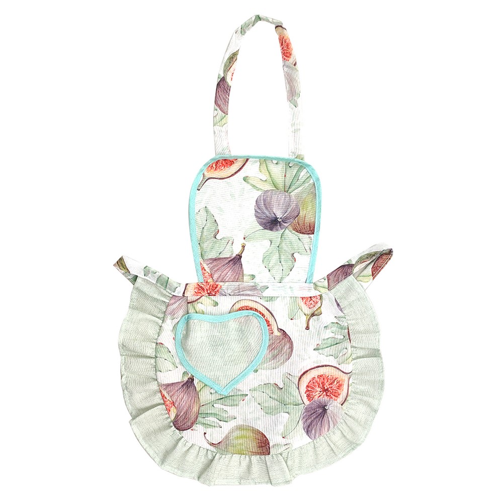 Grembiulino FABRIZIO cm.39x50 con pettorina con tasca a cuore