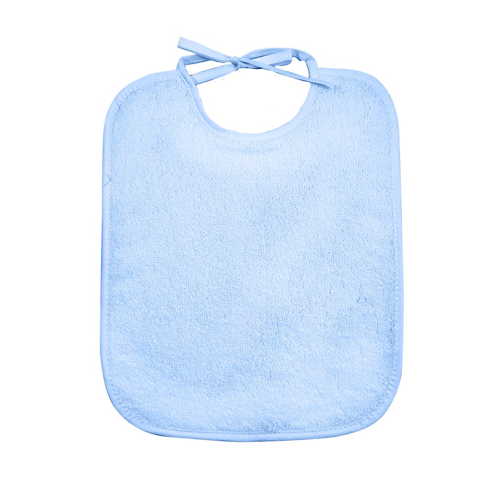 Bavaglino CARLUCCIO in spugna COLORATA cm.27x34 con laccetti