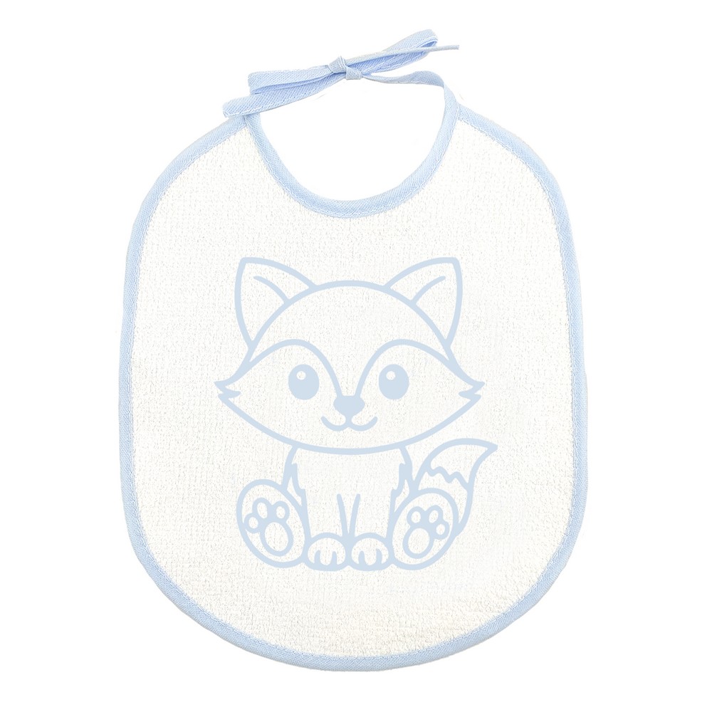 Confezione 3 bavaglini TOBIA cm.21x25 con laccetti