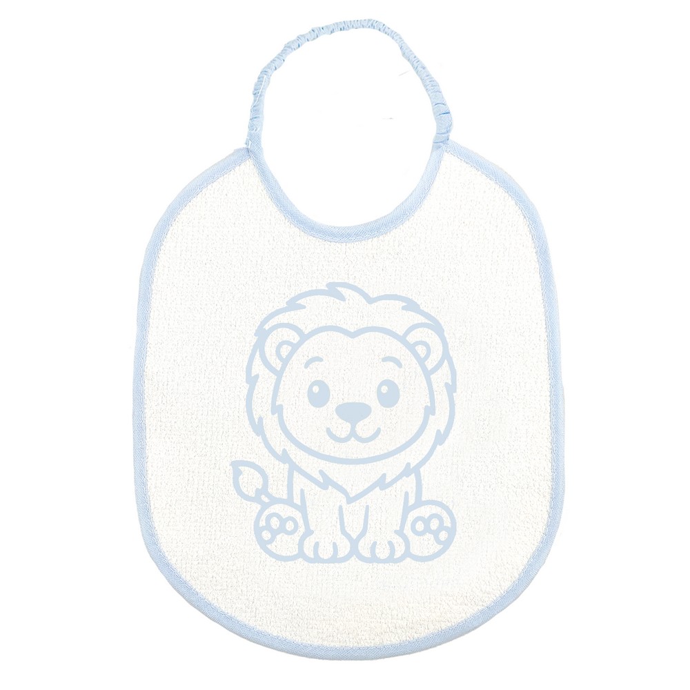 Bavaglino spugna impermeabile TOBIA NEW  cm.21x24 con elastico