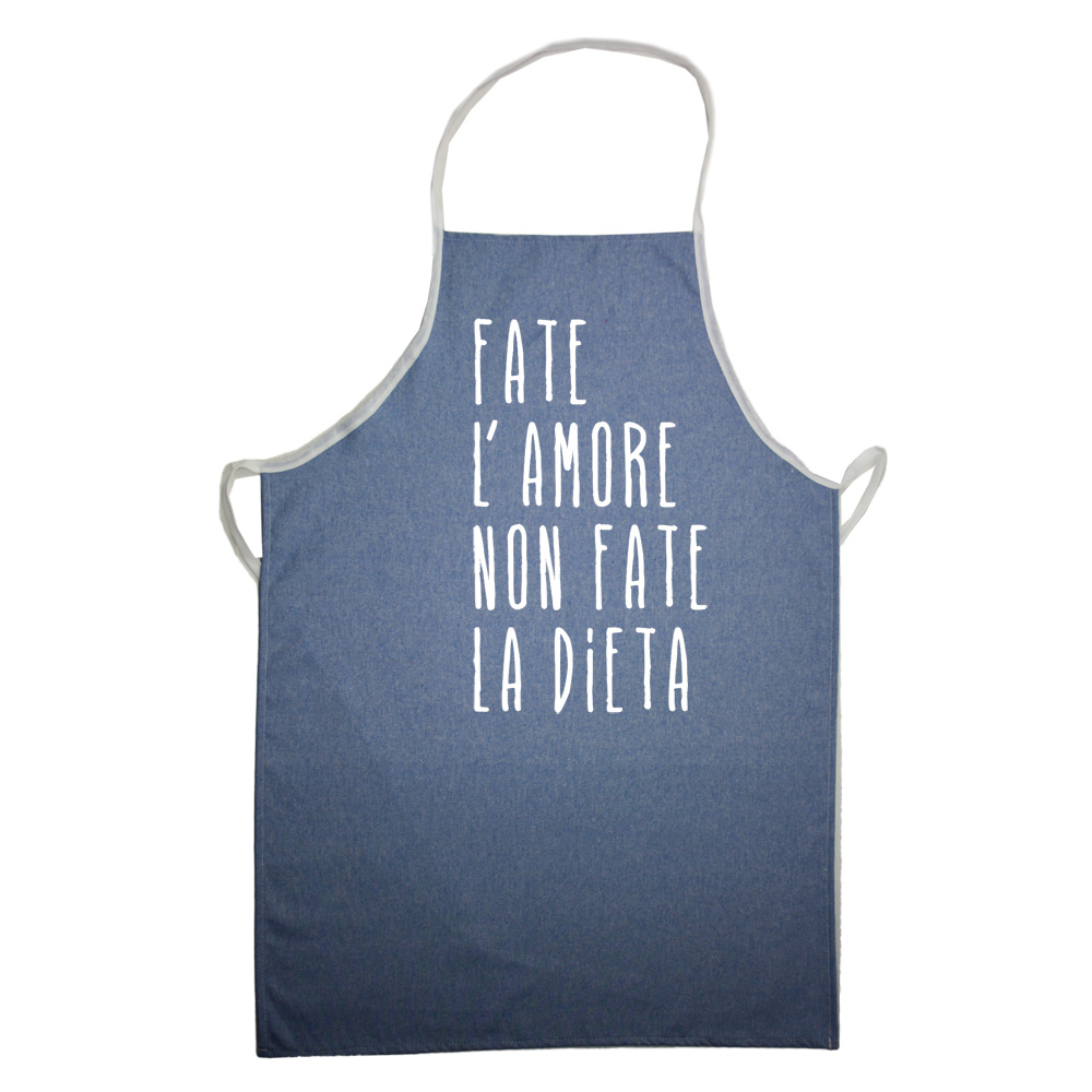 Grembiulone JEANS cm.70x90 stampato con transfer