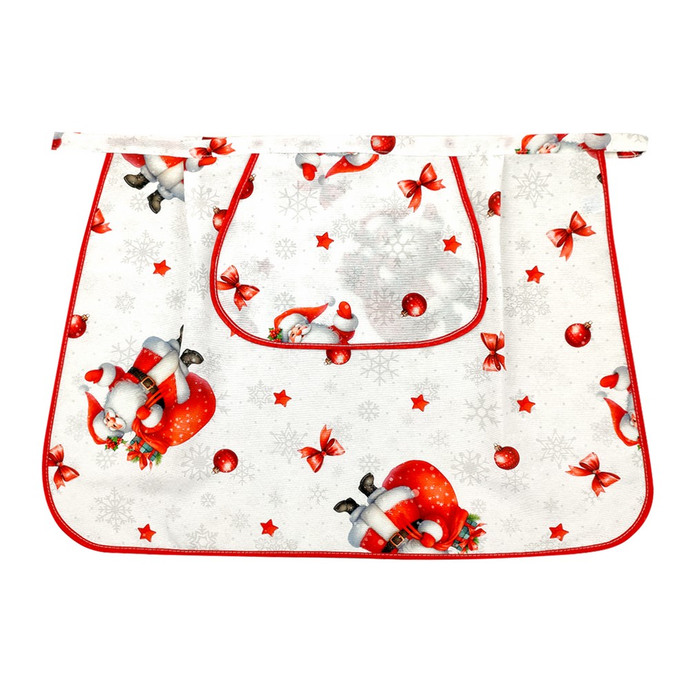 Grembiule a vita con tascono SANTA CLAUS