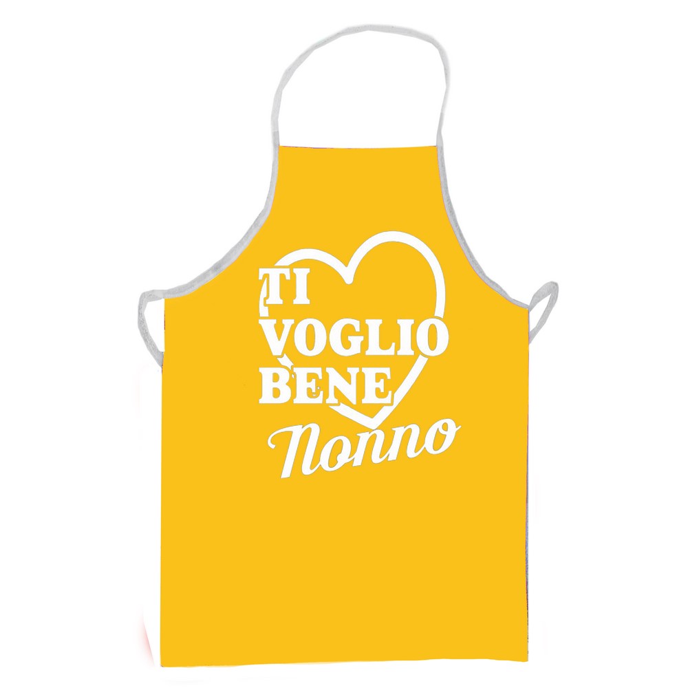 Grembiulone cm.70x90 stampato con transfer  SCRITTE SPIRITOSE