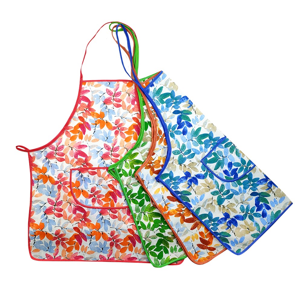 Grembiule intero  SUMMER fantasie ASSORTITE cm.64x75 con tascone centrale