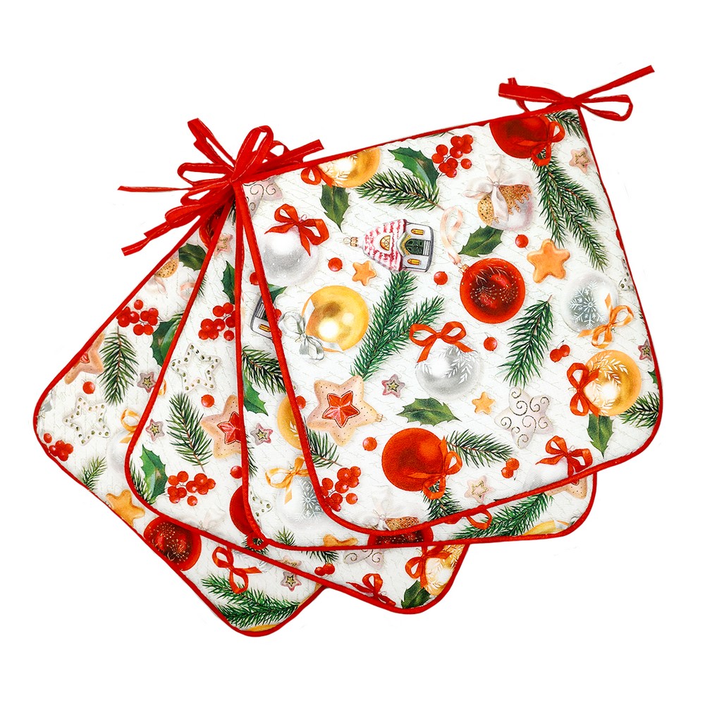 Confezione 4 cuscini  CHRISTMAS MAGIC