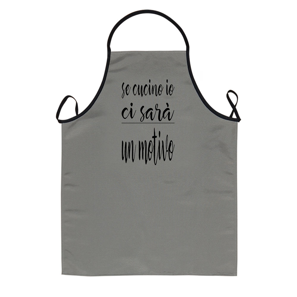 Grembiulone LA CUCINAZZA cm.70x85 con stampe SPIRITOSE
