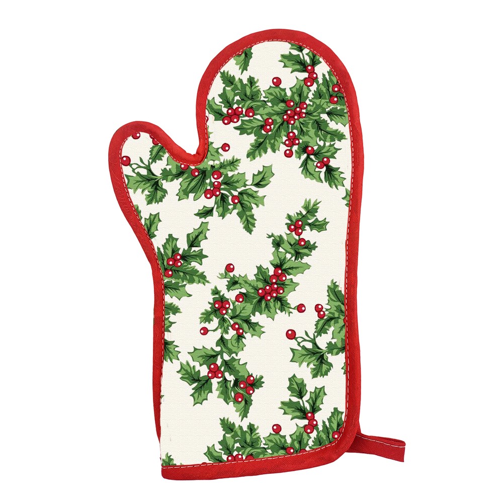 Guanto forno CHRISTMAS AGRIFOGLIO