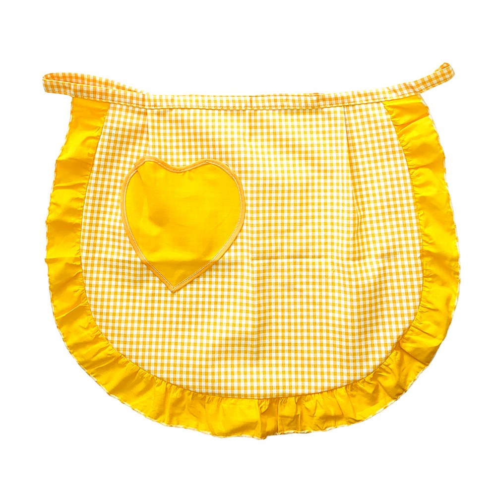 Grembiule a vita CUORE cm.50x60 con tasca a forma di cuore