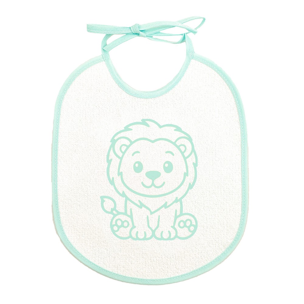 Confezione 3 bavaglini TOBIA cm.21x25 con laccetti