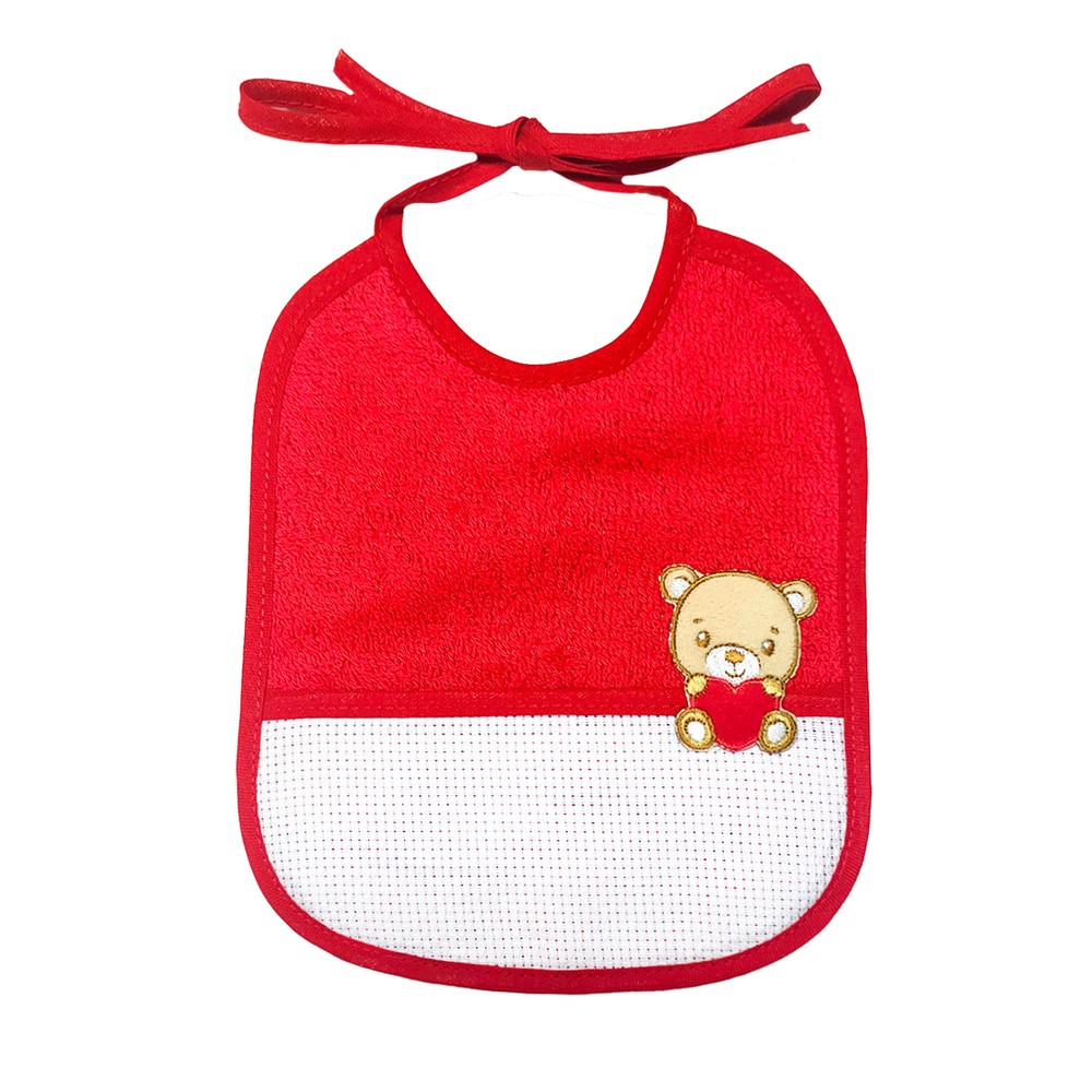 Bavetta GIGI cm.16x18 con tasca etamine + applicazione