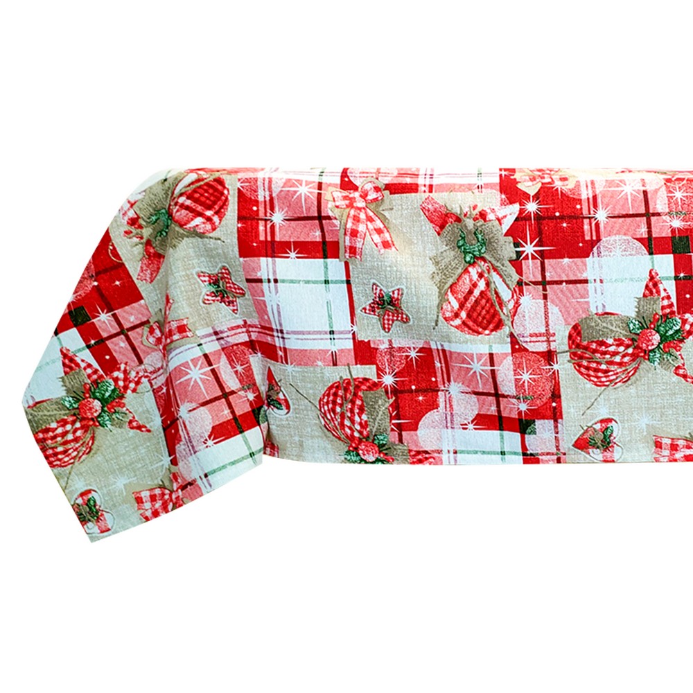 Tovaglia da 4 cm.140x140 CHRISTMAS