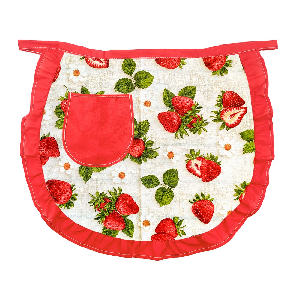 Grembiule a vita ANASTASIA cm 60x50 con tasca e volant