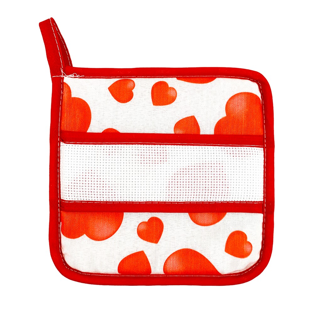 Presina DOLCI BATTITI quadrata e tonda da ricamo