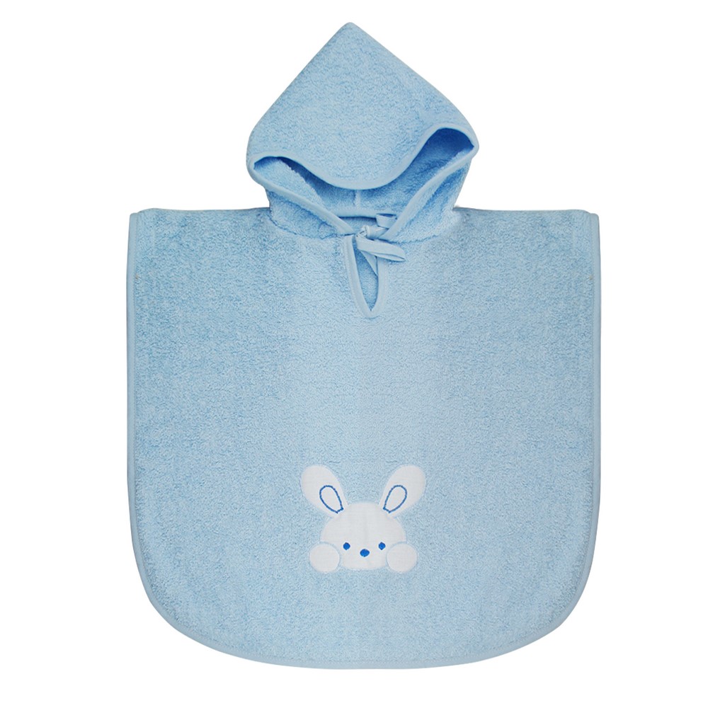 Poncho bimbo DUCK cm.45x47 con cappuccio - in spugna