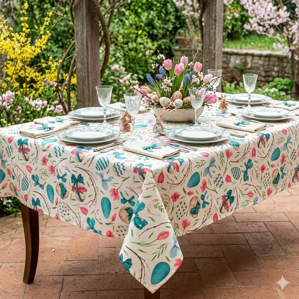 Tovaglia x 4 cm. 140X140 FIOCCO