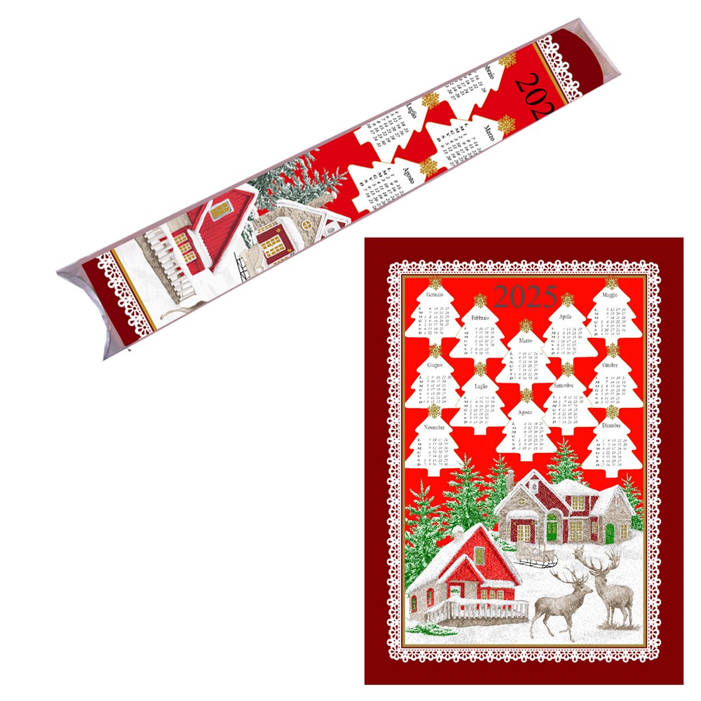 Strofinaccio Calendario  in astuccio senza astina
