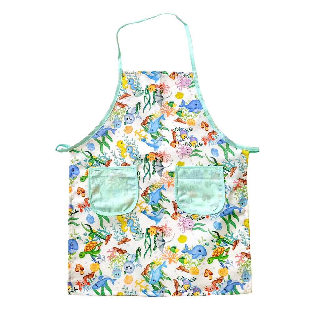 Grembiulino da cucina per bambini SEBASTIAN cm.52x43 con 2 tasche