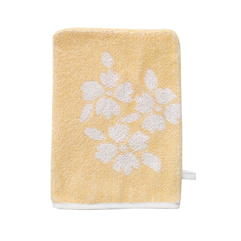 Manopola da bagno cm.15x21 senza elastico in spugna jacquard