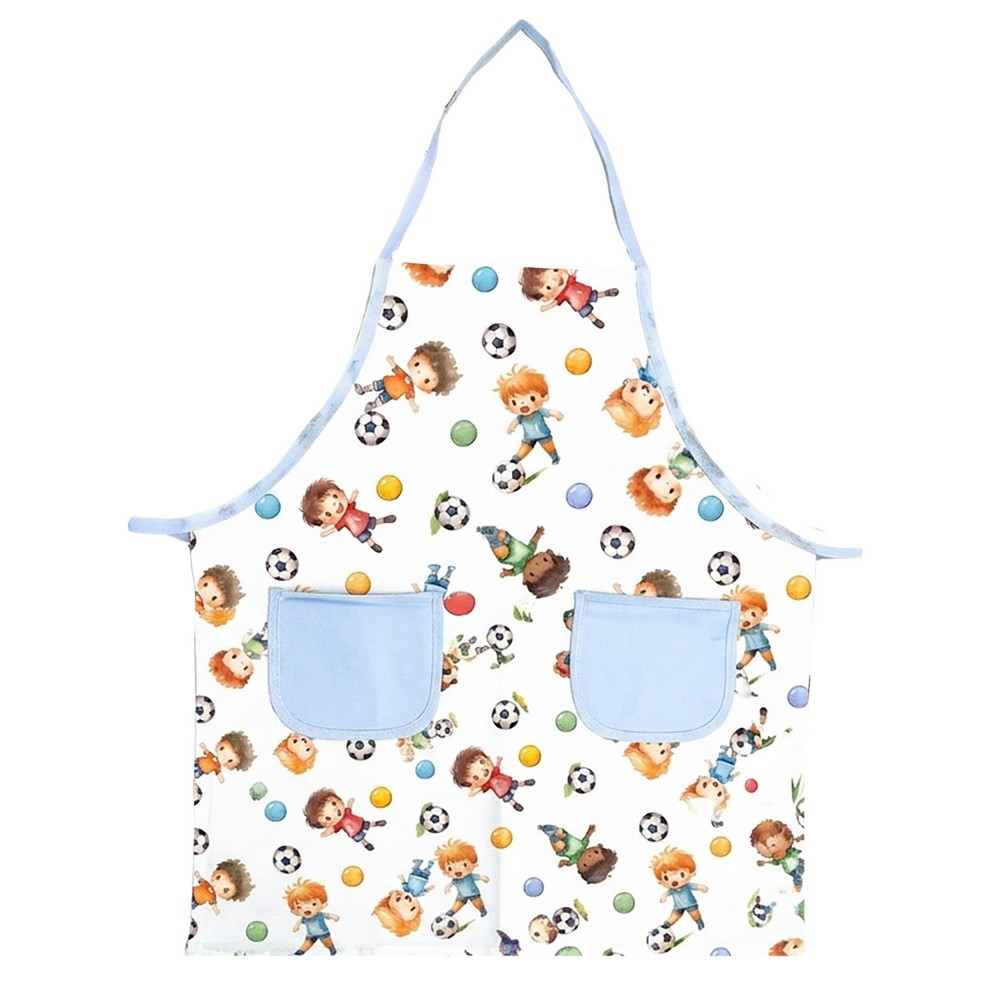 Grembiulino da cucina per bambini SEBASTIAN cm.52x43 con 2 tasche
