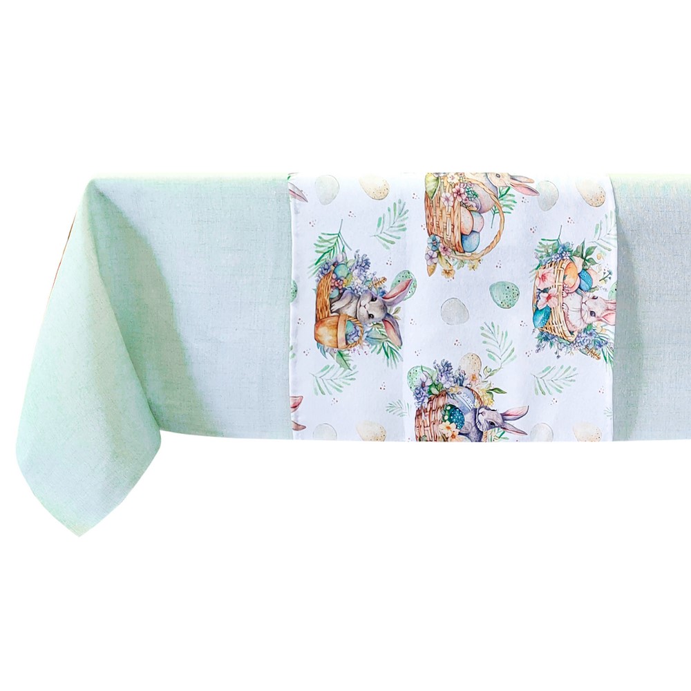 Runner cm 46x140 GREEN RABBIT