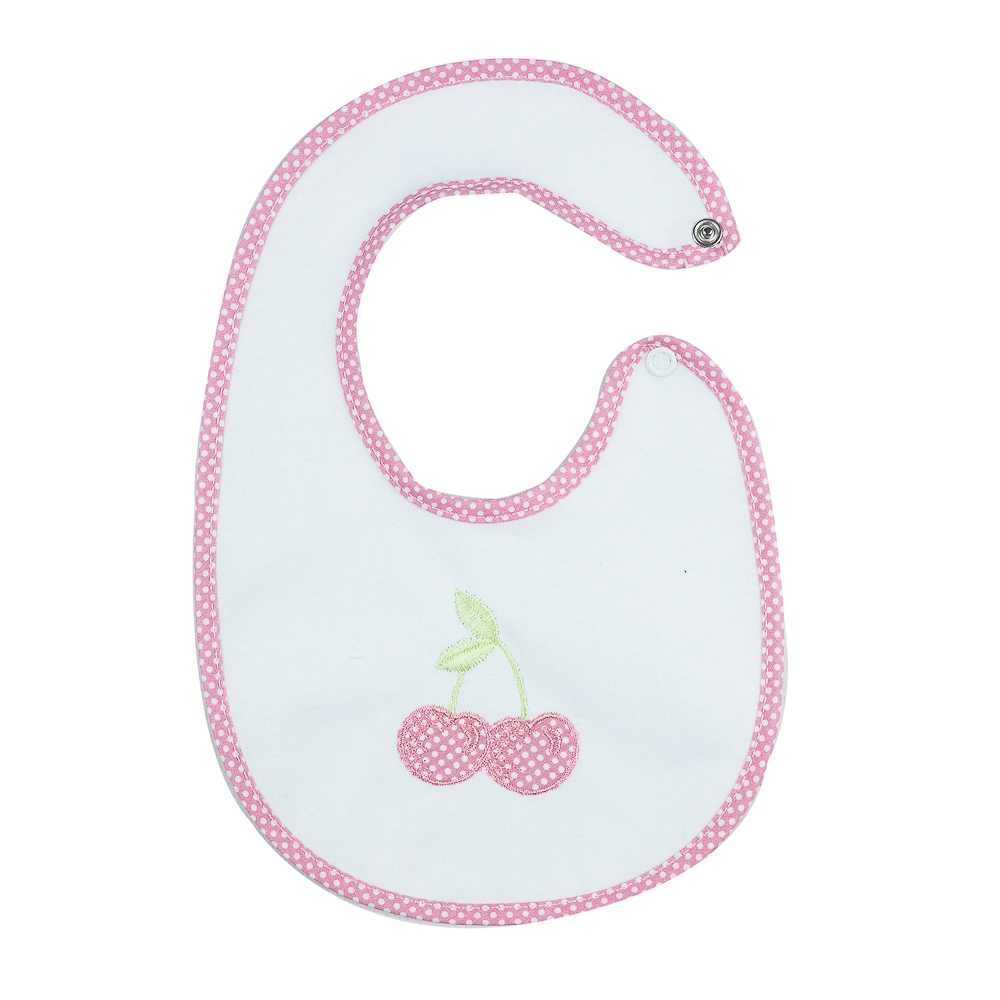 Bavetta CILIEGIA cm.19x29 allacciatura con bottone