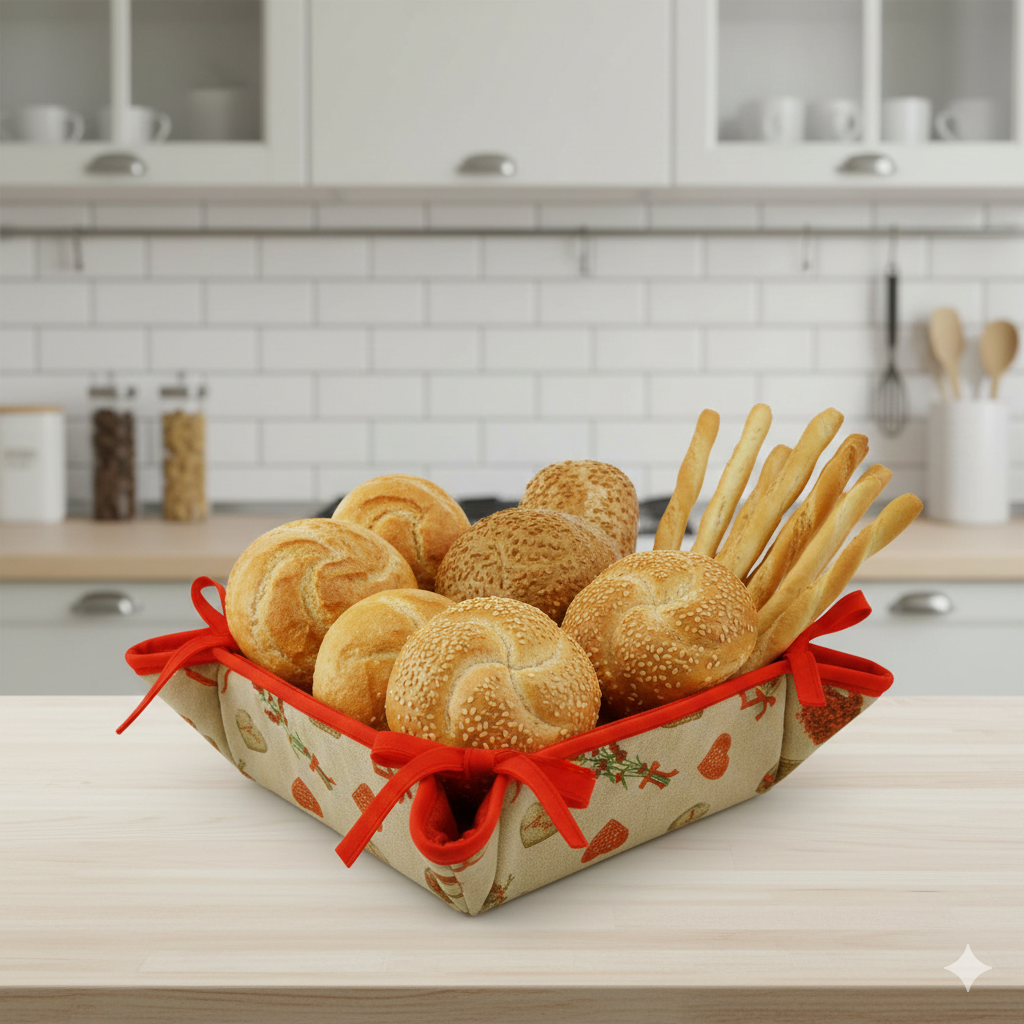 Cestino Portapane  imbottito FANTASIE ASSORTITE SUMMER