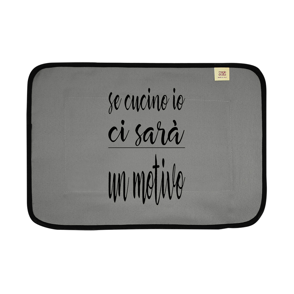 Tovaglietta LA CUCINAZZA cm.35x50 con stampe SPIRITOSE