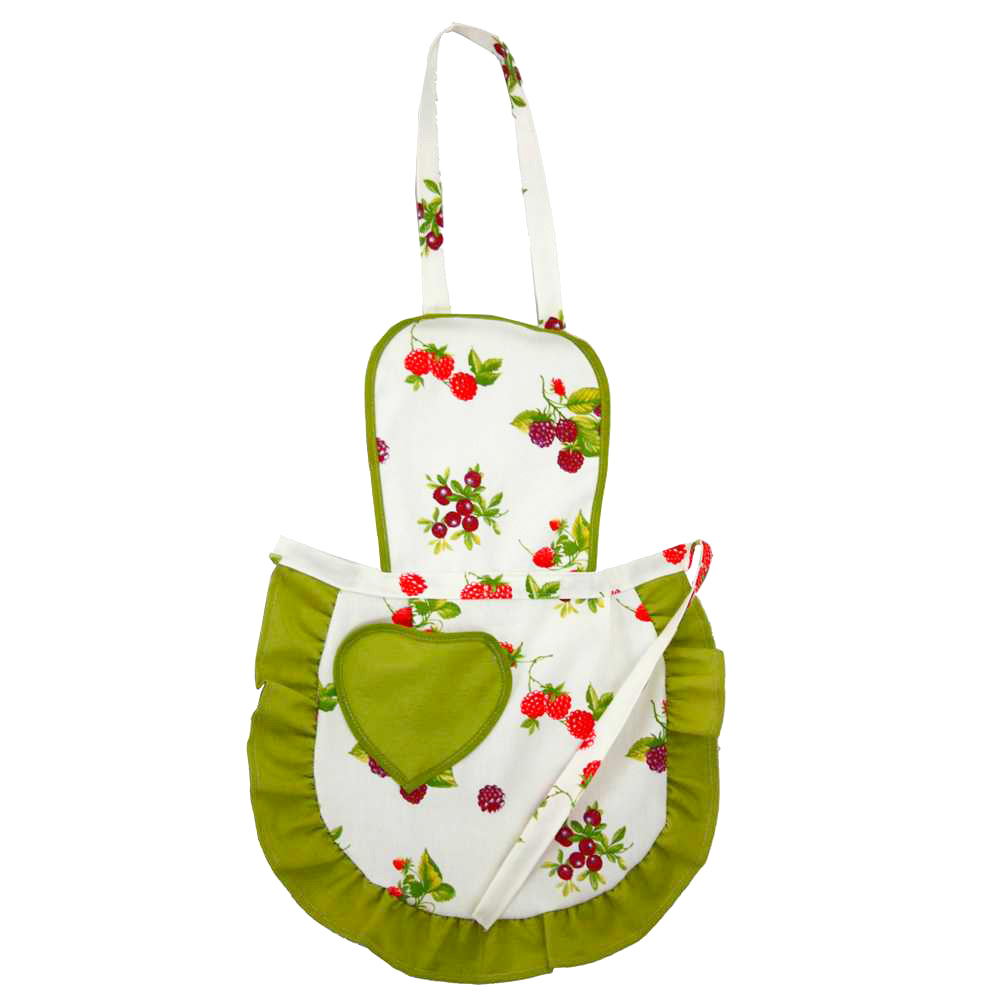 Grembiulino FABRIZIO cm.39x50 con pettorina con tasca a cuore