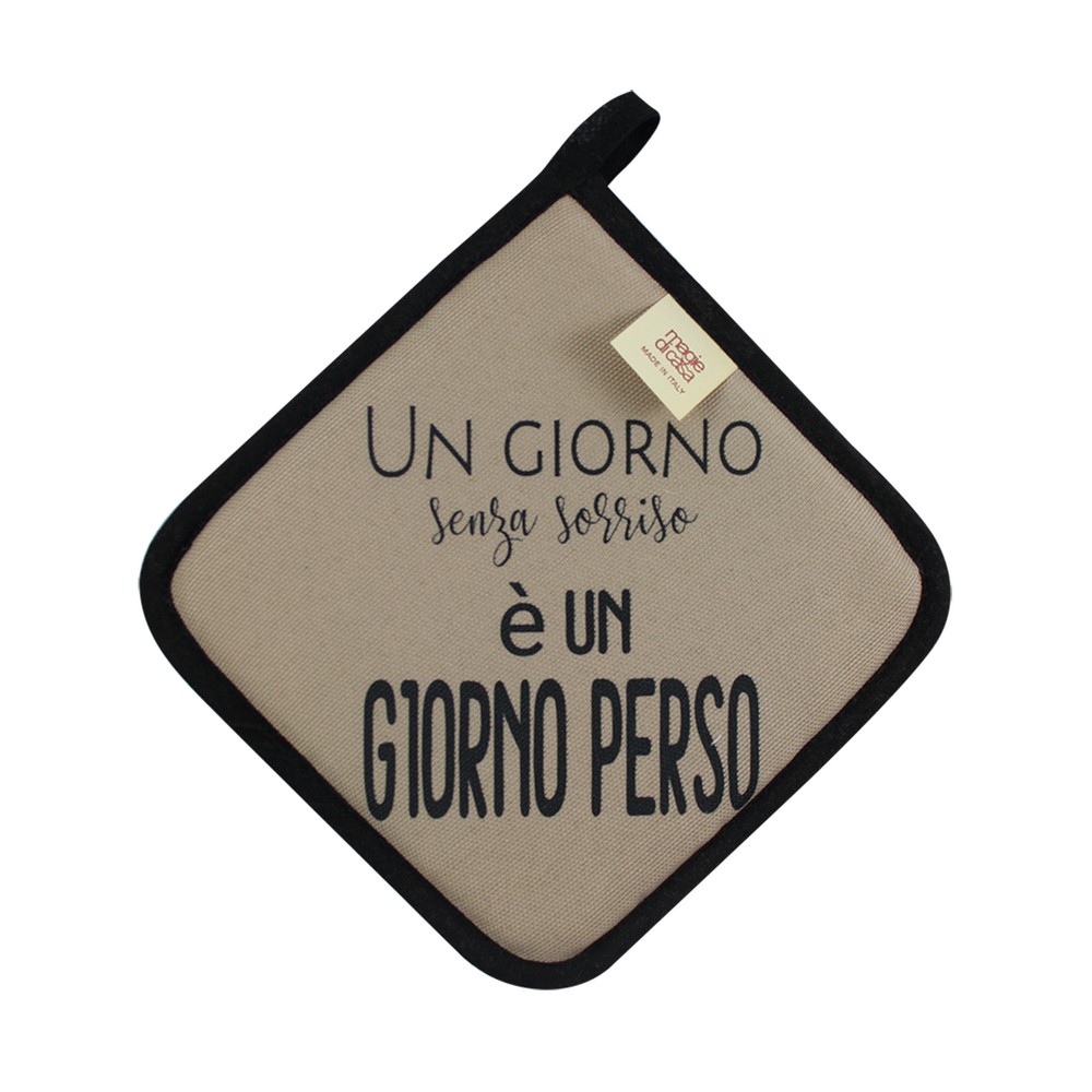 Presina LA CUCINAZZA cm.20x20 con stampe SPIRITOSE